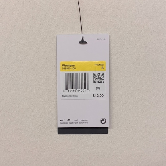 NIKE Dri-FIT Victory Shape Racerback Sports Bra SMALL White - NWT - Picture 5 of 6